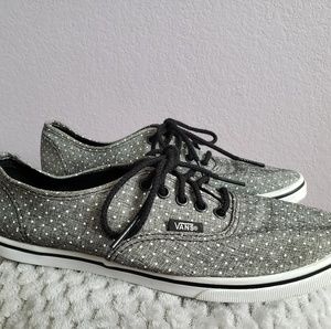 Gray Polka Dot Vans